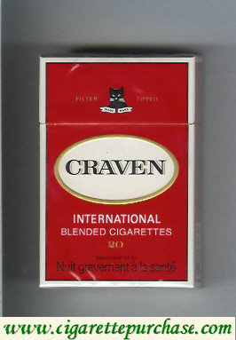 Craven International blended cigarettes